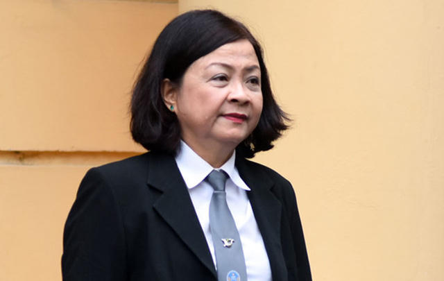 Luật sư Trương Thị Minh Thơ không đồng tình với quan  điểm của VKS về việc cho rằng vụ án không vi phạm tố tụng.