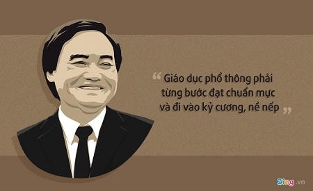 Ngoài sự quan tâm giáo dục phổ thông, Bộ trưởng cho rằng, giáo dục đại học hướng tới chất lượng và sản phẩm đầu ra, đáp ứng tốt nhu cầu thị trường lao động trong bối cảnh hội nhập quốc tế.