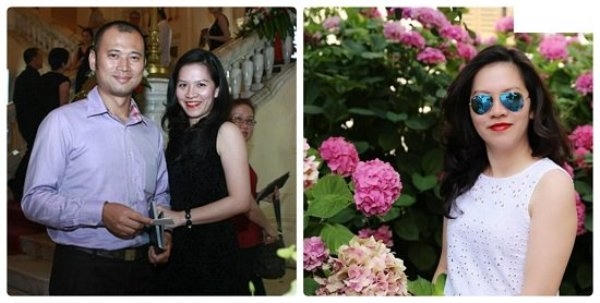 Trong một số ảnh hiếm hoi, Thu Lan xuất hiện cùng chồng thì có thể thấy cô có ngoại hình và vóc dáng rất đáng ngưỡng mộ với làn da trắng và vòng eo lý tưởng.