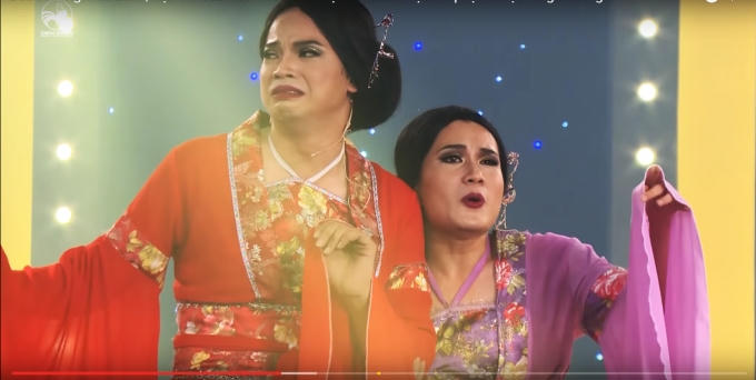 Bị nhận x&eacute;t l&agrave; diễn tẻ nhạt, cả 2 th&iacute; sinh Ho&agrave;ng Sang v&agrave; Qu&yacute; Cường đều phải dừng cuộc chơi.