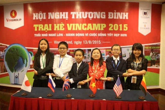 Năm 2015, Trại hè VinCamp đã quy tụ hàng trăm ý tưởng “Thay đổi thế giới người lớn từ góc  nhìn trẻ em”.