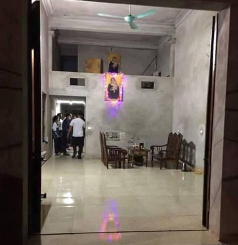 Căn nhà xảy ra vụ nổ.