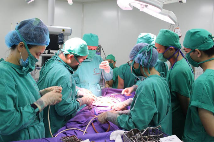 Ca phẫu thuật của chị Đồng Thị T. đã thành công. Ảnh: BVCC