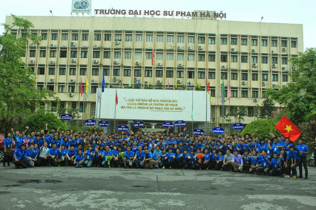 Sinh viên trường ĐH Sư phạm Hà Nội.