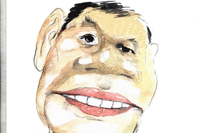 Tranh của Nguyễn Xuân Hoàng.