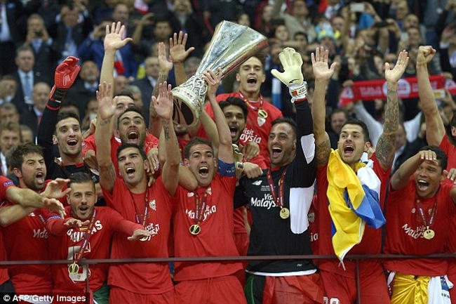 Rất có thể đêm nay các cầu thử Sevilla sẽ lần thứ 3 dành được chiếc cúp  EUROPA League.