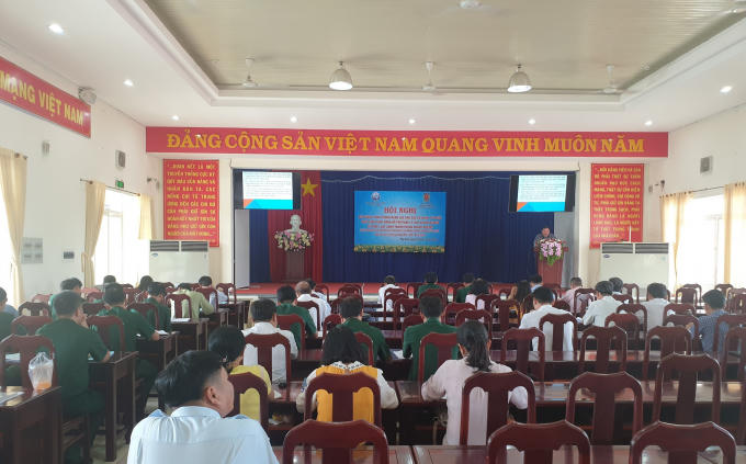 Quang cảnh buổi tập huấn.