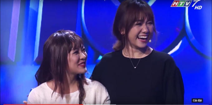 Hari Won thích thú khi gặp gỡ bản sao của chính mình trên sân khấu "Biến hóa hoàn hảo".