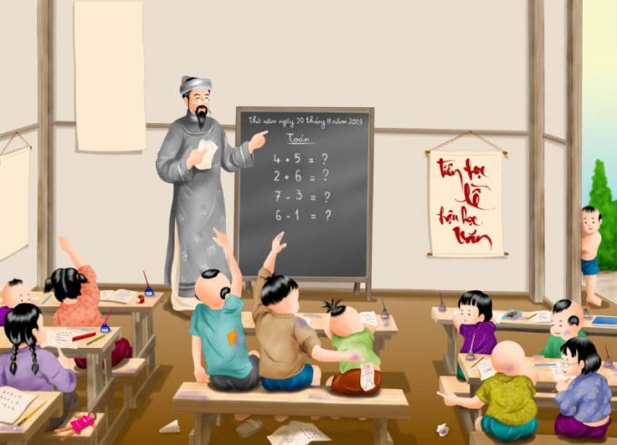 Thầy c&ocirc; lu&ocirc;n l&agrave; người l&aacute;i đ&ograve; tận tụy đưa ch&uacute;ng ta cập bến bờ tri thức. Ảnh minh họa.