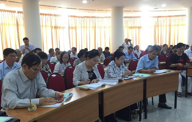 Đ&ocirc;ng đảo l&atilde;nh đạo Hội Khuyến học c&aacute;c tỉnh tham dự ban hướng đẩy mạnh dạy nghề cho lao động n&ocirc;ng th&ocirc;n trong giai đoạn đến năm 2020