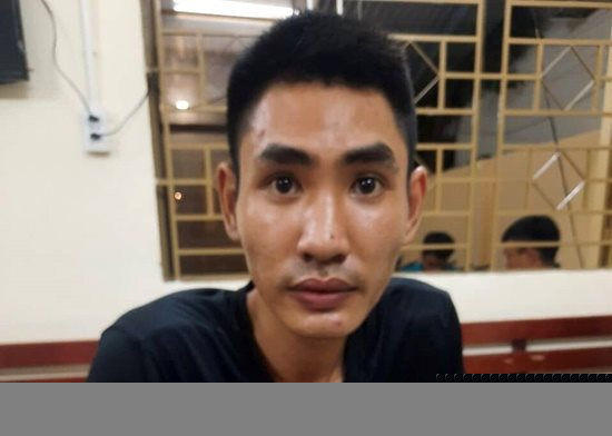 Chân dung đối tượng  Khánh tại cơ quan công an