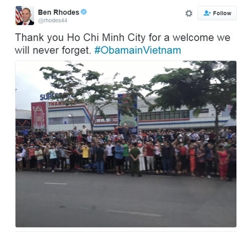 Bức ảnh được ông Rhodes chia sẻ.