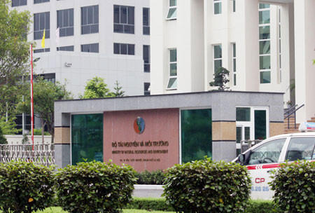 Bộ Tài nguyên và Môi trường.