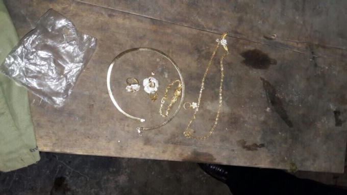 Tang vật vụ án.