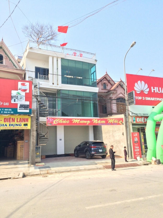 Cho thuê nhà mặt tiền tại trung tâm huyện Nam Đàn, Nghệ An