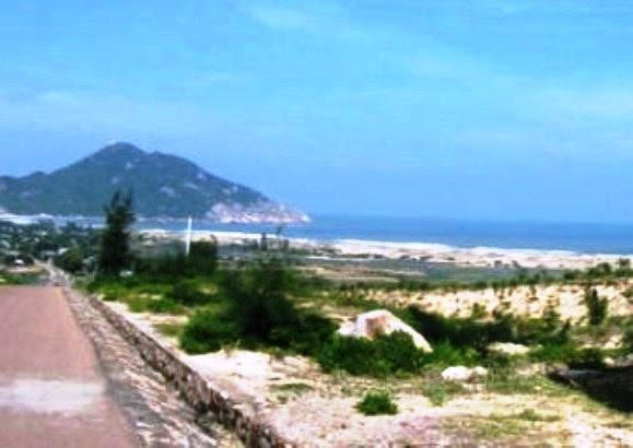 Đất thuộc phạm vi Dự án Khu Du lịch Vĩnh Hội đang bị bỏ hoang gây lãng phí.