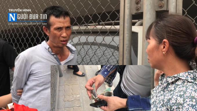 Kiểm tra tại chỗ, tổ công tác phát hiện trên người phụ nữ ngồi sau có hơn 5 triệu đồng cùng một lá bùa, một phiếu nộp tiền điện nước mang tên Nguyễn Văn Toàn.