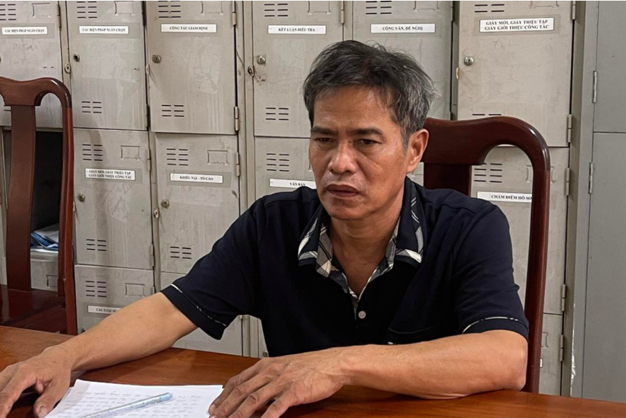 Đối tượng Lê Văn Thương. Ảnh: B.P