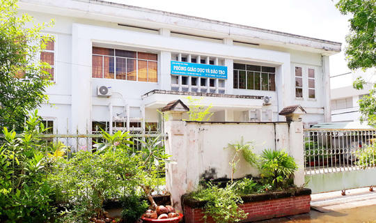 Ông Tâm có 17 năm giữ chức Trưởng Phòng Giáo dục và Đào tạo huyện Vĩnh Thuận. Ảnh: D.Vân