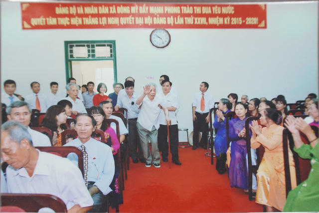 Những hình ảnh nguyên Tổng Bí thư Đỗ Mười tại quê nhà Đông Mỹ
