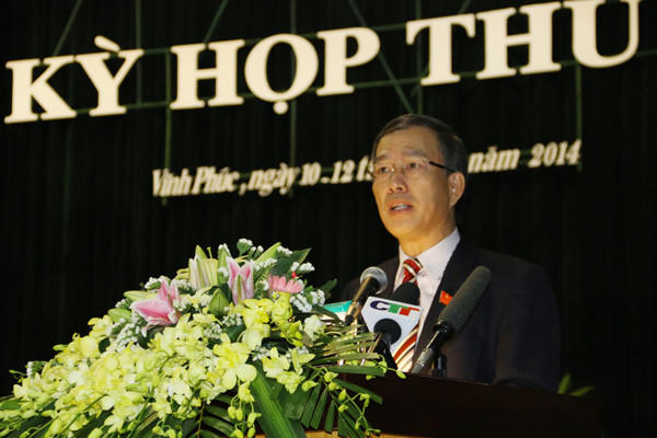 Nguyên Bí thư tỉnh ủy Vĩnh Phúc Phạm Văn Vọng. Ảnh: Báo Vĩnh Phúc.