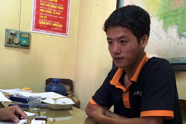 Đối tượng Vũ Tuấn Anh tại cơ quan điều tra