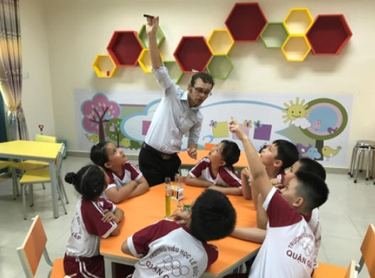 Sở GD-ĐT Thành phố HCM hy vọng chương trình sẽ giúp các em nhỏ có khả năng thực hành và ứng dụng thực tế tiếng Anh nhiều hơn.