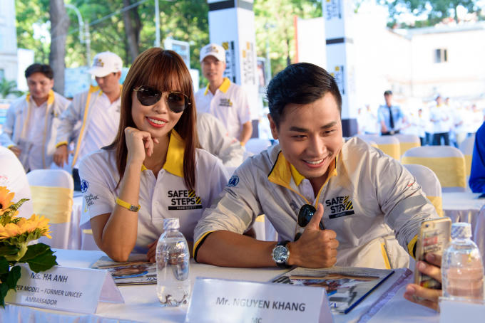Cùng với Nguyên Khang, siêu mẫu Hà Anh cũng đồng hành cùng anh trong vai trò Đại sứ tại Việt Nam. Nguyên Khang chia sẻ, anh đã lập tức nhận lời mời ở vai trò Đại sứ của chương trình với ý nghĩa đặc biệt mà chương trình mang đến với cộng đồng.