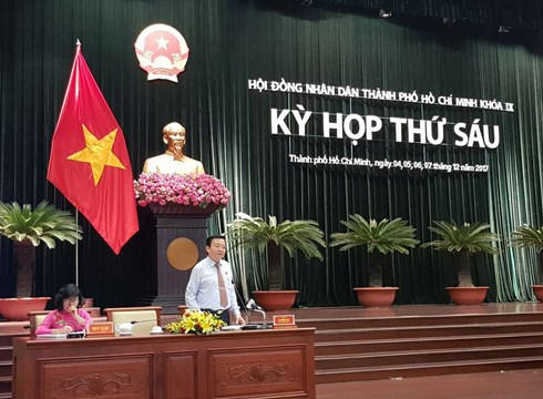 Giám đốc Sở Giáo dục thành phố Lê Hồng Sơn: Năm 2019, thành phố sẽ có sách giáo khoa riêng (ảnh: P.L).