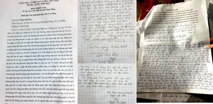 Đơn thư vẫn tiếp tục tới tấp gửi đến Lãnh đạo cao nhất tỉnh Cao Bằng và Báo Lao Động.