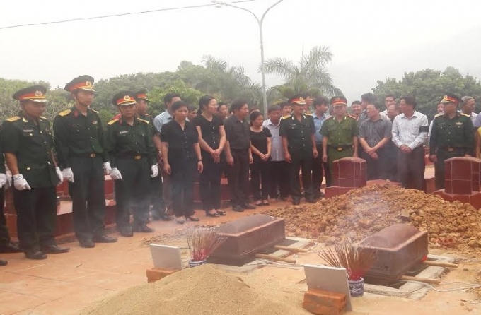 Sơn La: Đưa h&agrave;i cốt hai liệt sỹ trở về với đất mẹ