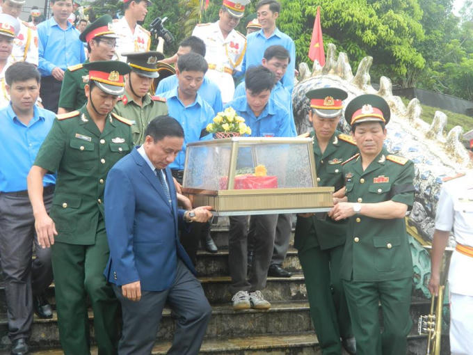 Lễ truy điệu do đoàn công tác đặc biệt của tỉnh Hà Tĩnh và nước bạn Lào phối hợp.