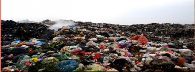 Bãi rác được quy hoạch gần khu dân cư gây ô nhiễm nặng nề.