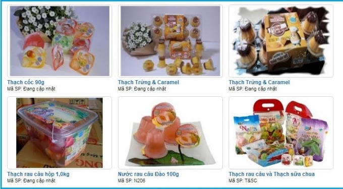 Các sản phẩm thuộc Công ty TNHH Long Hải.