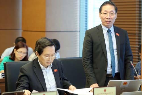 Ông Nguyễn Văn Chiến, đại biểu đoàn thành phố Hà Nội. Ảnh: Giang Huy.
