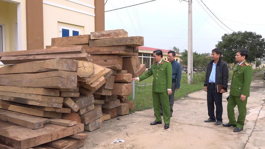 Đại tá Nguyễn Tiến Hoàng Anh – Phó Giám đốc Công an tỉnh, Trưởng ban Chuyên án trực tiếp chỉ đạo việc phá án