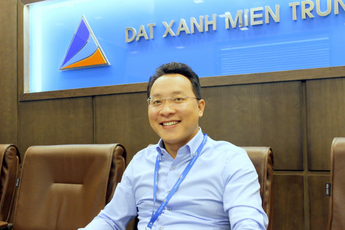 Ông Trần Ngọc Thành - TGĐ Đất Xanh Miền Trung đánh giá thị trường bất động sản Đà Nẵng.