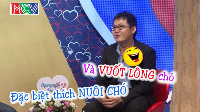 Sở thích trồng hoa, câu cá, nuôi chó và vuốt lông chó.