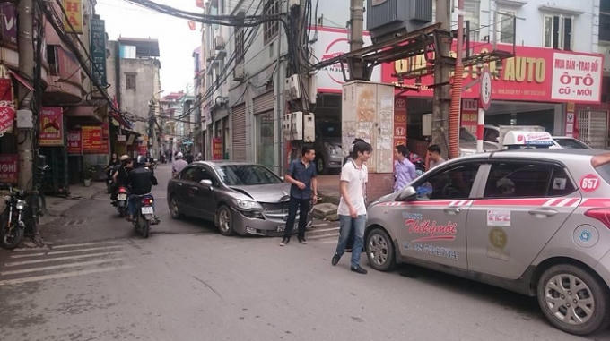 Hiện trường nơi xay ra sự việc.