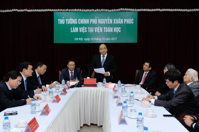 Thủ tướng Nguyễn Xuân Phúc dự hội thảo quốc tế về toán học