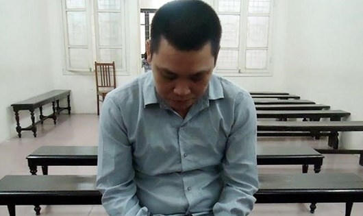 Bị cáo Vũ Thanh Hưng tại tòa.