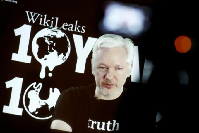 Nhà sáng lập Wikileaks Julian Assange. (Ảnh: Reuters)