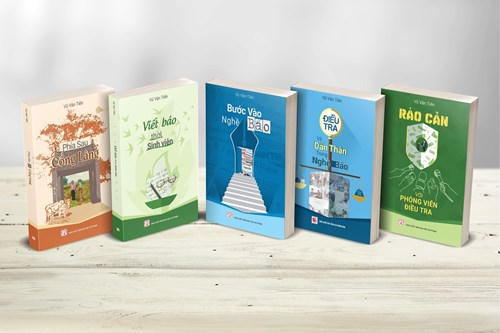 5 tác phẩm của nhà báo Vũ Văn Tiến đã xuất bản.