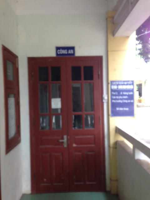 Phòng làm việc của Công an xã Đồng Rui.