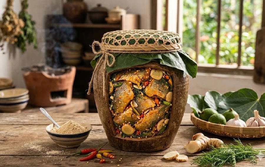 Người dân tuyệt đối thận trọng khi sử dụng các loại thực phẩm ủ chua, lên men không rõ nguồn gốc hoặc chế biến không đúng cách để bảo vệ sức khỏe bản thân và gia đình. Ảnh IT