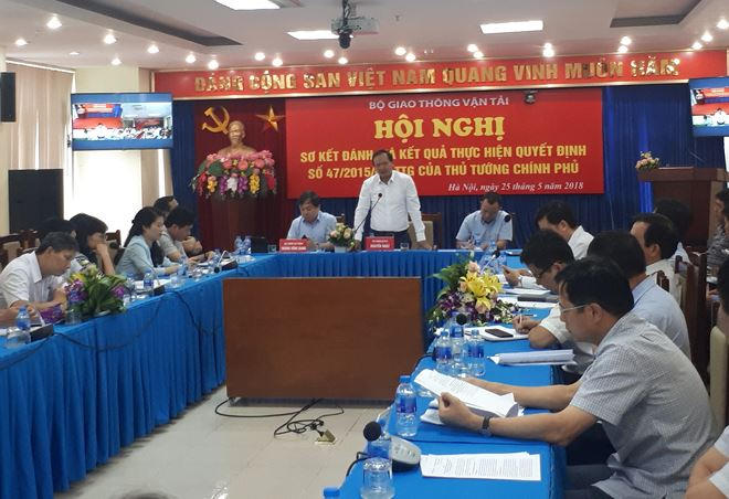 Tại Hội nghị sơ kết 2 năm thực hiện Quyết định 47, Thứ trưởng GTVT Nguyễn Nhật cho biết: "Cả nước mới chỉ có 13 địa phương làm quy hoạch đường sông".