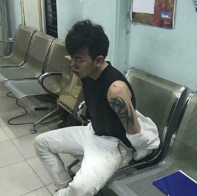Đối tượng Nguyễn Duy Linh tại cơ quan Công an.