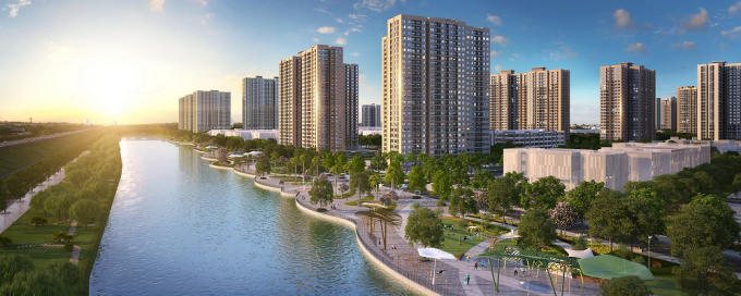 Phối cảnh đại đô thị VinCity Ocean Park