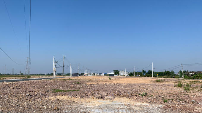 Hạ tầng khu dân cư thôn Tân Sơn, xã Quỳnh Sơn vừa được đấu giá cuối tháng 10. ảnh Báo Bắc Giang