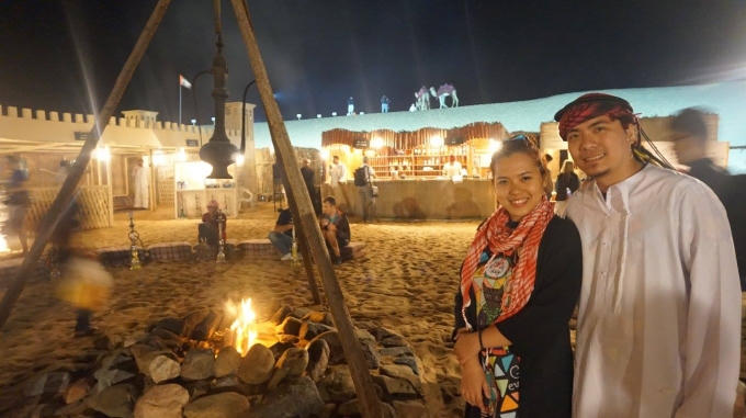 “ Sau chuyến đi này Nhân mới biết cả Nhân và anh Wang đều rất thích đi du lịch vì vừa khám phá nhiều nét văn hóa độc đáo mới vừa chia sẻ được rất nhiều khoảnh khắc tuyệt vời của cuộc sống. Có lẽ Nhân thích du lịch một phần nữa là vì bạn đồng hành với mình là anh Wang”, Thanh Nhân chia sẻ. (cười)